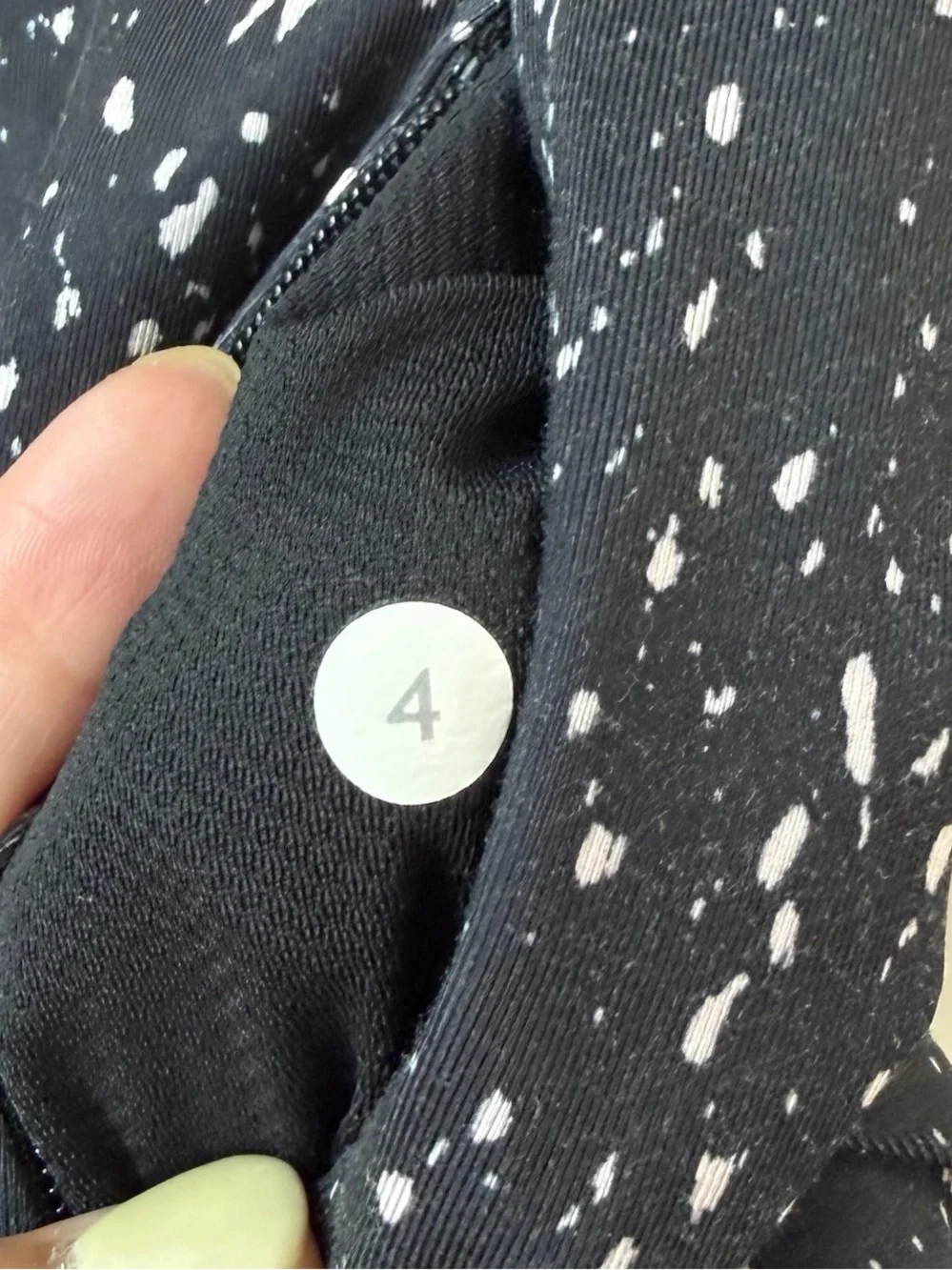 Lululemon Speckled Quarter-Zip Jacket Reflective Thumbholes Size 4